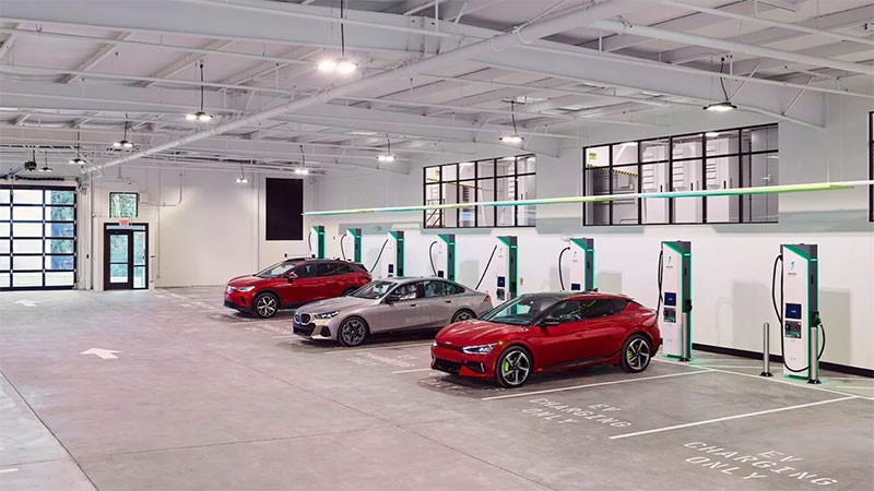 Electrify America เตรียมเปิดสถานีชาร์จรถยนต์ไฟฟ้าในร่มที่ซานฟรานซิสโก พร้อมพื้นที่พักผ่อน