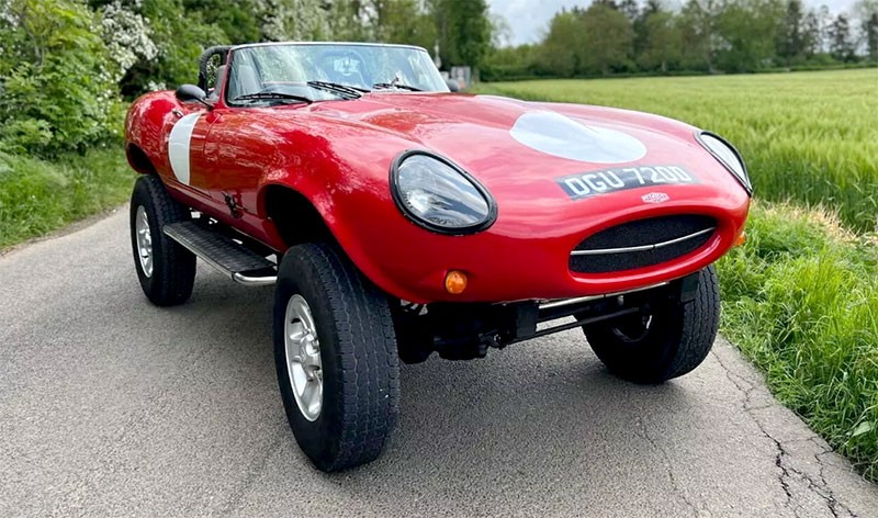 Jaguar E-Type ลุคใหม่สไตล์ 4×4 "Monster" บนแชสซีส์ของ Range Rover