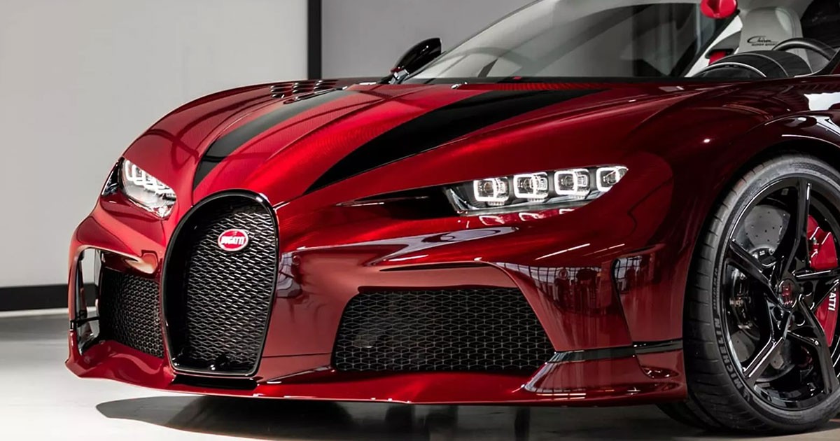 Bugatti Chiron Super Sport Red Dragon กับตัวถังคาร์บอนไฟเบอร์สีแดง ฉลองปีมังกร สำหรับลูกค้าชาวสิงคโปร์!