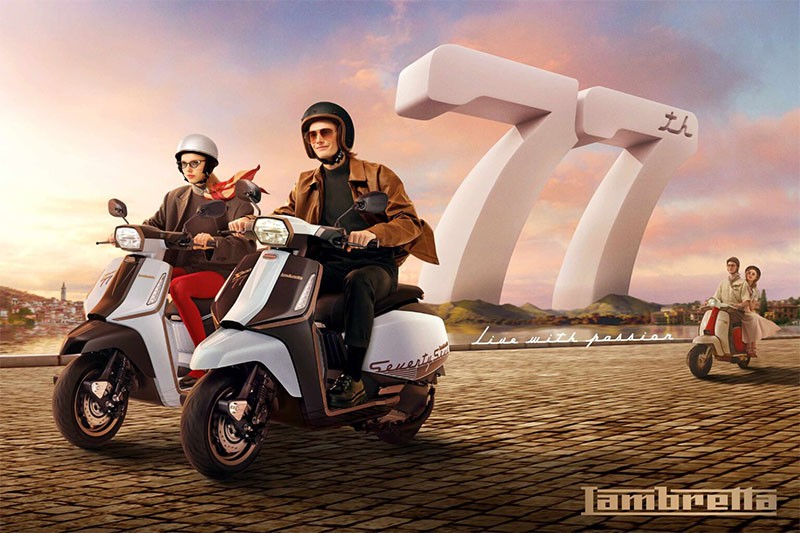 Lambretta X300 รุ่นพิเศษ ฉลองครบรอบ 77 ปี ผลิตเพียง 777 คันในโลก มีขายเฉพาะในไทยเท่านั้น! ราคาแนะนำ 159,900 บาท