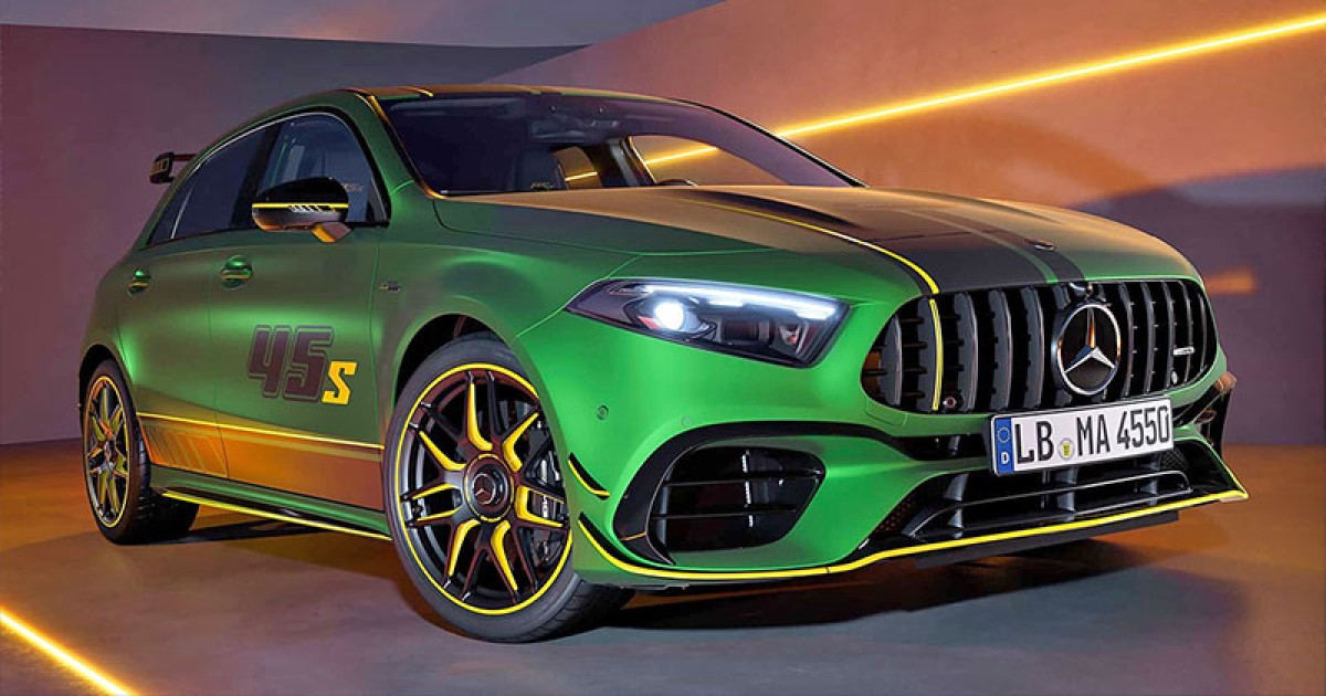 Mercedes-AMG A45 S 4Matic+ Limited Edition รุ่นพิเศษสีเขียว "Green Hell" ตามแบบฉบับสนาม Nürburgring Nordschleife