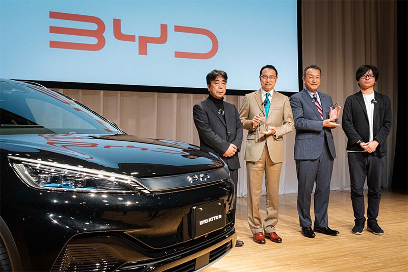 Japan EV Of The Year 2023 แจกรางวัลแล้ว! BYD รถไฟฟ้าจากจีน คว้าไป 2 รางวัลติด!