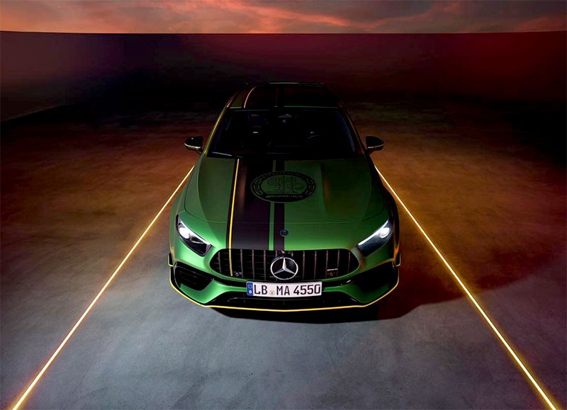 Mercedes-AMG A45 S 4Matic+ Limited Edition รุ่นพิเศษสีเขียว "Green Hell" ตามแบบฉบับสนาม Nürburgring Nordschleife