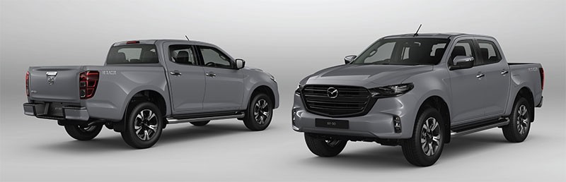 Mazda ปรับโฉม Mazda BT-50 สวยดุดันหัวใจแกร่ง เครื่องยนต์ 3.0 ลิตร Turbo ลงรุ่นขับสองยกสูง ในราคา 752,000 - 1,272,000 บาท