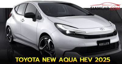 TOYOTA NEW AQUA HEV 2025 แฮทช์แบ็กไฮบริดคันใหม่ล่าสุดของค่าย โตโยต้า