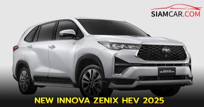 NEW INNOVA ZENIX HEV 2025 เป็นรถยนต์อเนกประสงค์ (MPV) 7 ที่นั่งแบบพรีเมียม